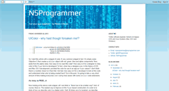 Desktop Screenshot of nsprogrammer.com